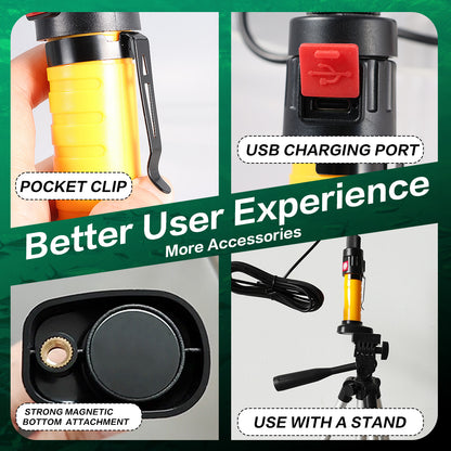 YUFU Lamp Rechargeble Fishing， Dual Light，Green and Yellow