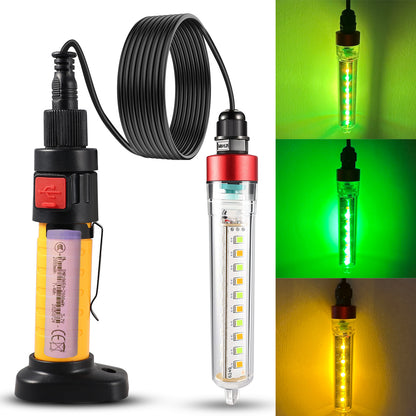 YUFU Lamp Rechargeble Fishing， Dual Light，Green and Yellow